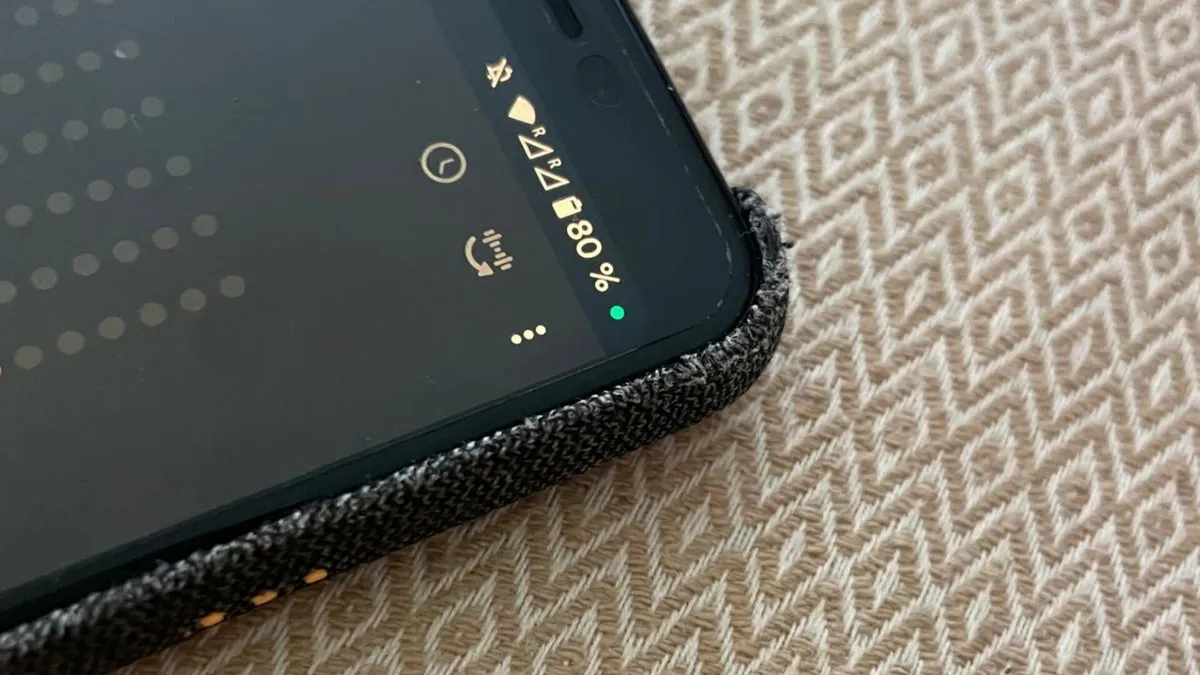 Wat betekent het groene puntje op je Android-smartphone?